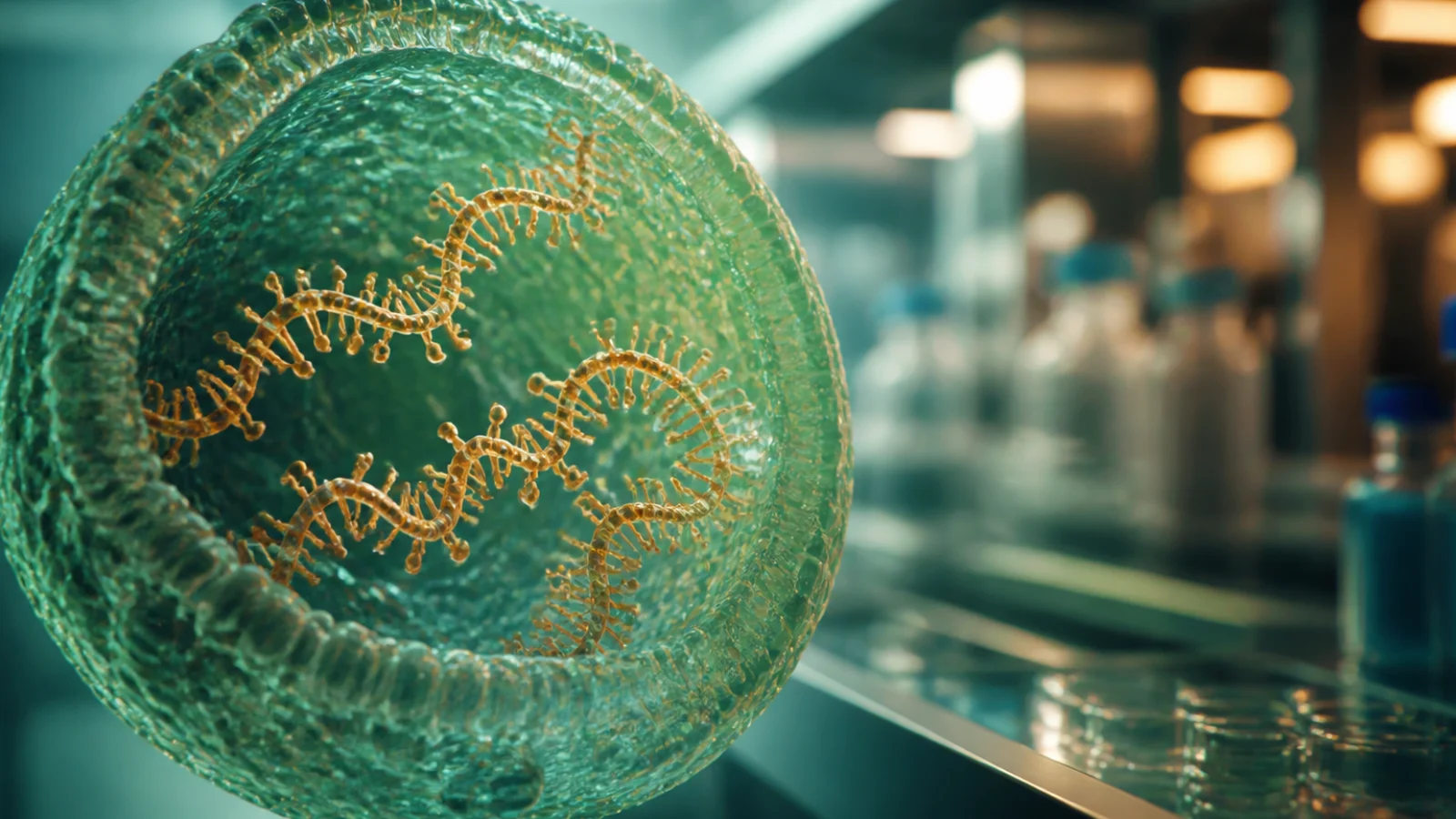 Laboratorijski prikaz razvoja mRNA platforme kroz molekularnu biologiju i farmaciju